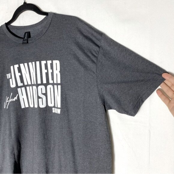 Gildan Grey The Jennifer Hudson Show Crew Neck T Shirt XL - Picture 10 of 15